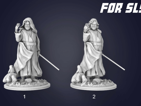Luke Skywalker 3D Figuries Ready To Print 3D Print Model