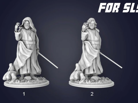 Luke Skywalker 3D Figuries Ready To Print 3D Print Model