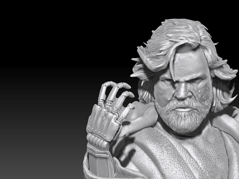 Luke Skywalker 3D Figuries Ready To Print 3D Print Model