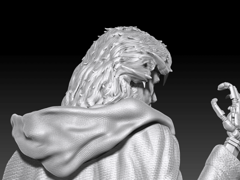 Luke Skywalker 3D Figuries Ready To Print 3D Print Model