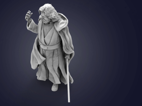 Luke Skywalker 3D Figuries Ready To Print 3D Print Model