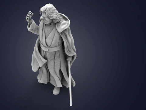 Luke Skywalker 3D Figuries Ready To Print 3D Print Model