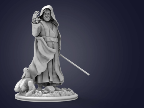Luke Skywalker 3D Figuries Ready To Print 3D Print Model