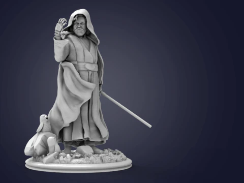Luke Skywalker 3D Figuries Ready To Print 3D Print Model