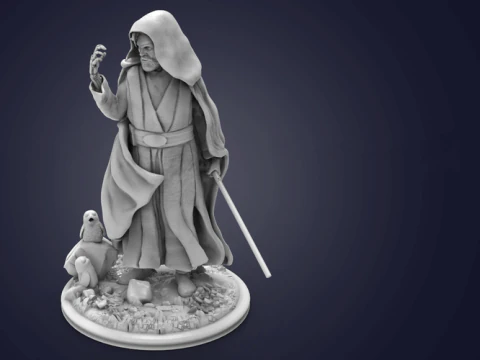 Luke Skywalker 3D Figuries Ready To Print 3D Print Model