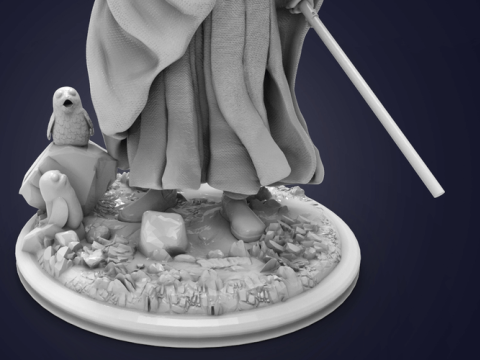 Luke Skywalker 3D Figuries Ready To Print 3D Print Model