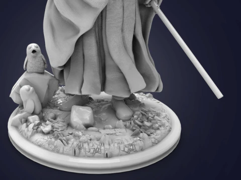 Luke Skywalker 3D Figuries Ready To Print 3D Print Model