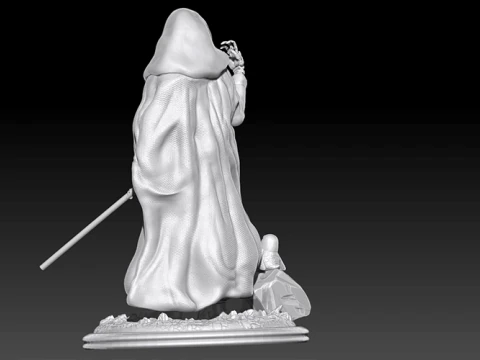 Luke Skywalker 3D Figuries Ready To Print 3D Print Model
