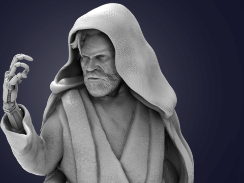 Luke Skywalker 3D Figuries Ready To Print 3D Print Model