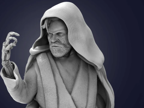 Luke Skywalker 3D Figuries Ready To Print 3D Print Model