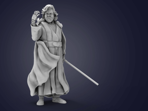 Luke Skywalker 3D Figuries Ready To Print 3D Print Model