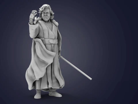 Luke Skywalker 3D Figuries Ready To Print 3D Print Model