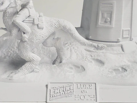 Luke On Hoth Diorama 3D Figuries Ready To Print 3D Print Model