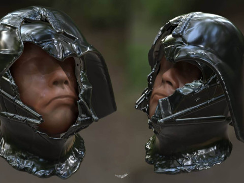 Luke Vader 3D Figuries Ready To Print 3D Принт Модель