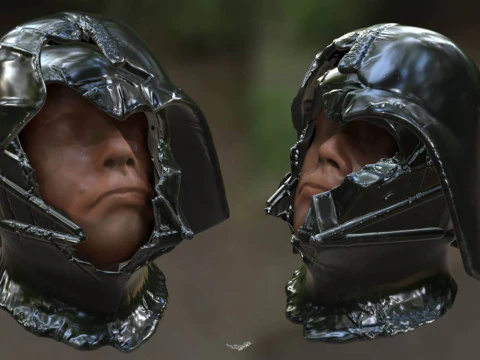 Luke Vader 3D Figuries Ready To Print 3D Print Model