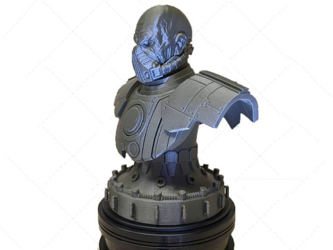 Malgus Bust 3D Figuries Ready To Print 3Dプリントモデル