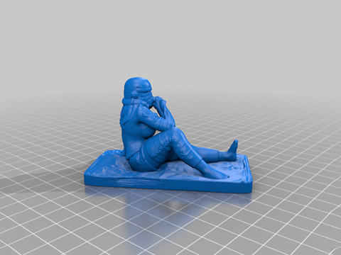 Mandalorian Baby Yoda Christmas Manger Scene 3D Ready To Print 3D 프린트 모델