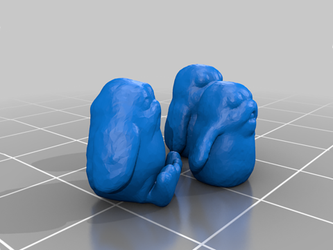 Mandalorian Baby Yoda Christmas Manger Scene 3D Ready To Print 3D 프린트 모델