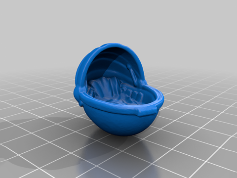 Mandalorian Baby Yoda Christmas Manger Scene 3D Ready To Print 3D 프린트 모델