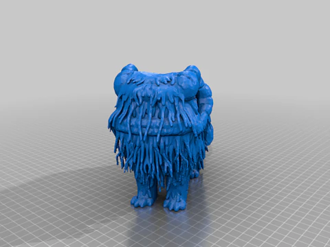 Mandalorian Baby Yoda Christmas Manger Scene 3D Ready To Print 3D Print Model