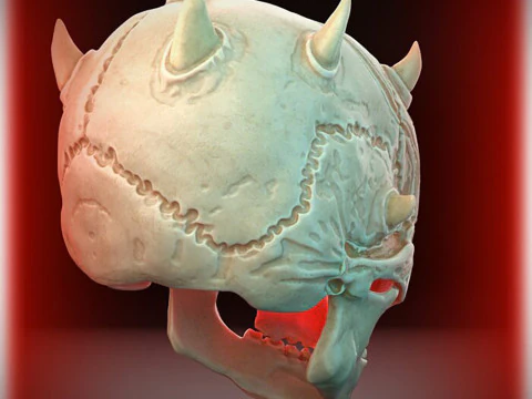 Maul Skull 3D Figuries Ready To Print 3D Print Model