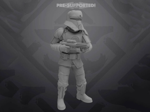 Motor Trooper 3D Figuries Ready To Print Modelo de impresión 3D