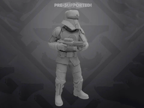 Motor Trooper 3D Figuries Ready To Print 3D Print Model