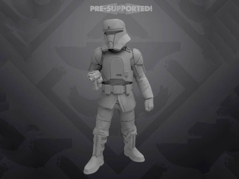Motor Trooper 3D Figuries Ready To Print Modelo de impresión 3D
