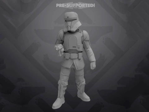 Motor Trooper 3D Figuries Ready To Print 3D Print Model