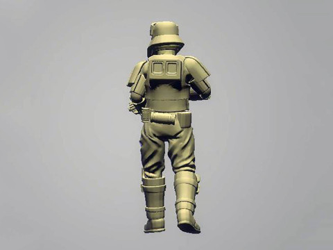 Motor Trooper 3D Figuries Ready To Print Modelo de impresión 3D
