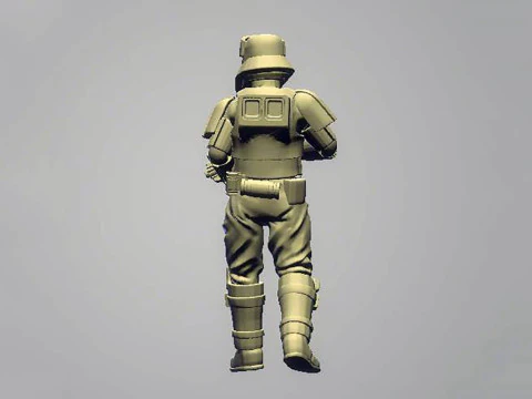 Motor Trooper 3D Figuries Ready To Print 3D Print Model