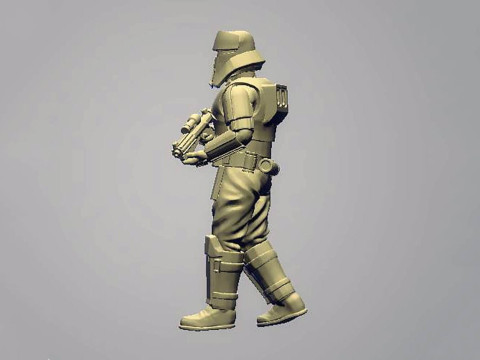 Motor Trooper 3D Figuries Ready To Print Modelo de impresión 3D
