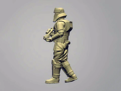 Motor Trooper 3D Figuries Ready To Print 3D Print Model