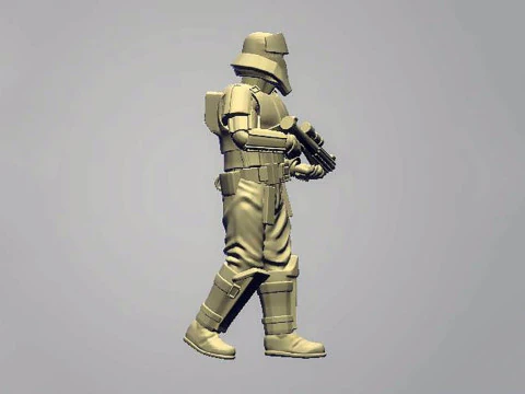 Motor Trooper 3D Figuries Ready To Print 3D Print Model