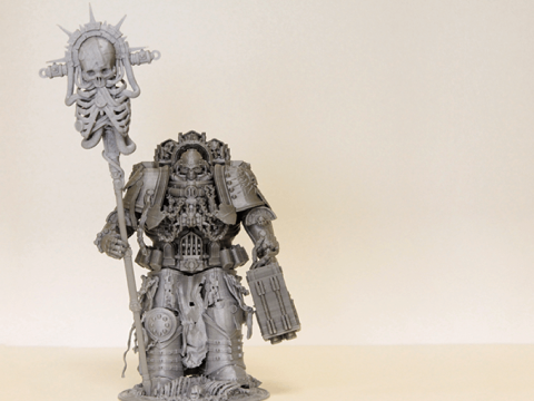 Chaplain 3D Figuries Ready To Print Modèles 3D en vedette