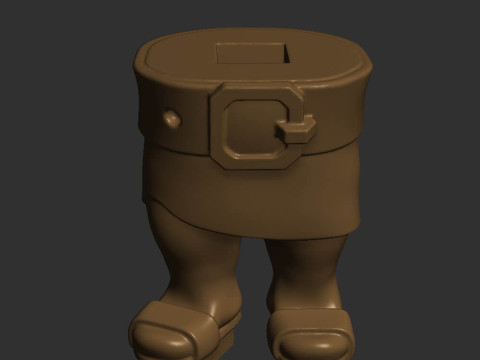 Barbarian King 3D Figuries Ready To Print 3D Baskı Modeli