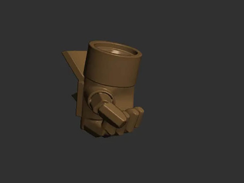 Barbarian King 3D Figuries Ready To Print 3D Baskı Modeli