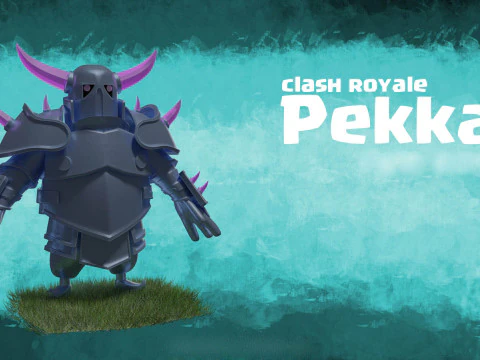 Clash Royale Pekka pronto per la stampa Modello di stampa 3D