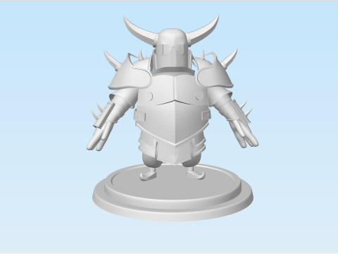 Clash Royale Pekka Ready To Print Modelo de impresión 3D