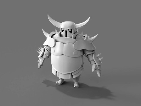 Clash Royale Pekka Ready To Print Modelo de impresión 3D