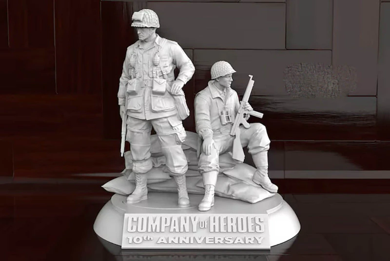 Company Of Heroes Ready To Print 3D Print Model .c4d .max .obj .3ds .fbx .stl .blend 