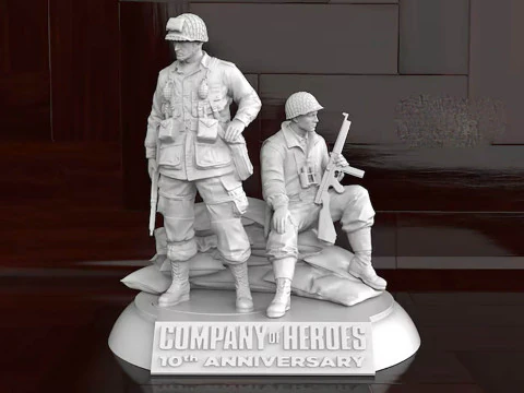 カンパニー・オブ・ヒーローズ 印刷準備完了 3Dプリントモデル