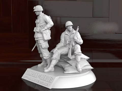 Company Of Heroes Ready To Print 3D 打印模型