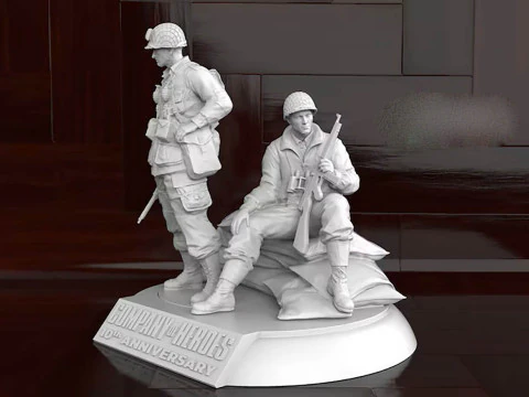 Company Of Heroes Ready To Print 3D Print Model