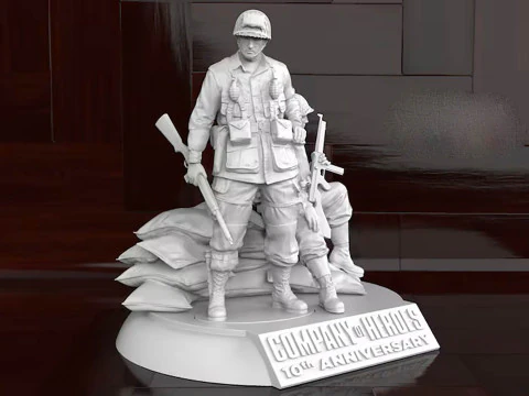 Company Of Heroes Ready To Print 3D Print Model