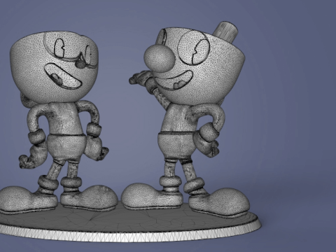 Cuphead Ready To Print 3D Print Model