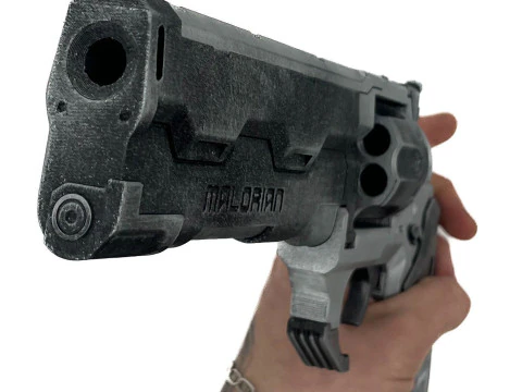 Overture Revolver Ready To Print 3D Print Model