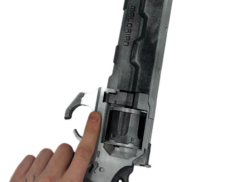 Overture Revolver Ready To Print 3D Baskı Modeli
