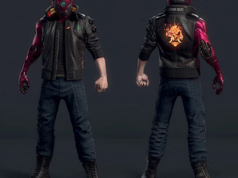 Night City Dreamer Cyberpunk 2077 3D Print Model