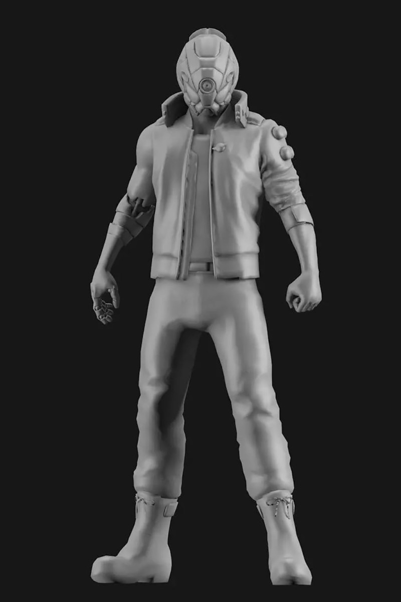 Мечтатель ночного города Cyberpunk 2077 3D Принт Модель .c4d .max .obj .3ds .fbx .stl .blend 